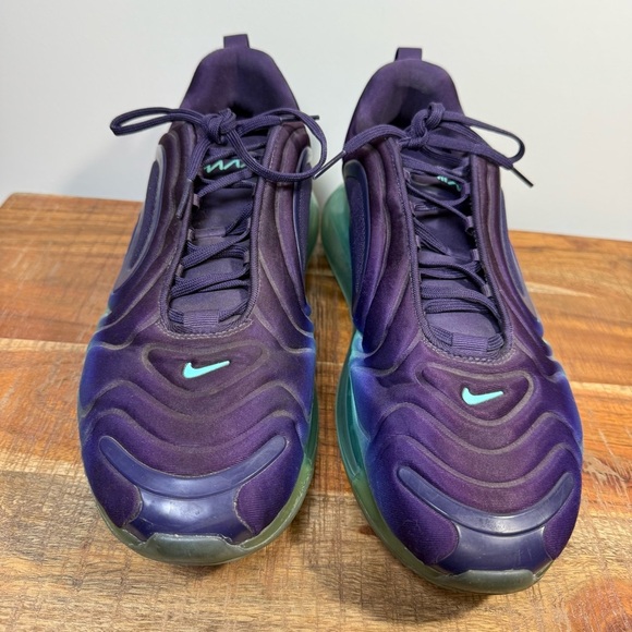 Nike Air Max 720 Purple and Green Sneakers, Men’s 13 - Picture 4 of 8